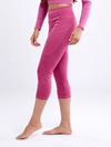 JupiterGear Mid-Rise Capri Fitness Leggings with Side Pockets Jupiter Gear