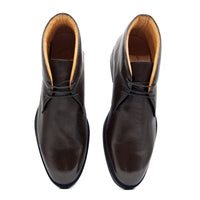 Zelli Italia Zelli Italia 48-590-DBR MARCO Deerskin Chukka Boot, Dark Brown