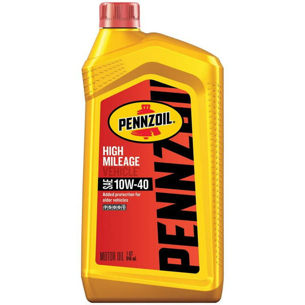 Pennzoil High Mileage 10W-40 Motor Oil for Vehicles over 75K Miles, 1 Quart EasyOptionXY LLC
