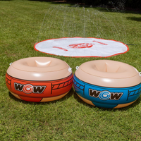 WOW Sports 10ft Sumo Wrestling Spray Pad with 2 Sumo Belly-Bumpers Jupiter Gear