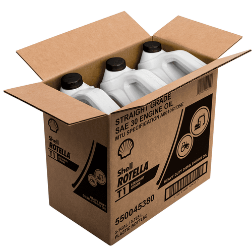 Shell Rotella T1 SAE 30 Conventional Heavy Duty Diesel Motor Oil, 1 Gallon, 3-Pack (API CF-2, CF) EasyOptionXY LLC