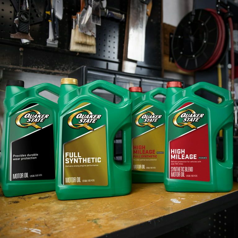Quaker State Full Synthetic Dexos High Mileage 0W-20 Motor Oil, 1 Quart EasyOptionXY LLC