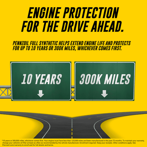 Pennzoil Full Synthetic 0W-20 Motor Oil, 1 Quart EasyOptionXY LLC