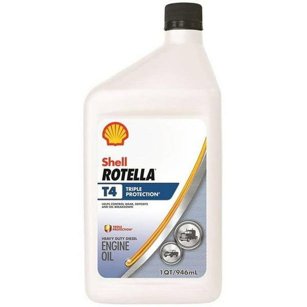 Shell Rotella T4 Triple Protection 15W-40 Diesel Motor Oil, 1 Quart EasyOptionXY LLC