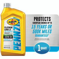 Pennzoil Platinum Euro LX 0W-30 Full Synthetic Motor Oil, 1 Quart EasyOptionXY LLC