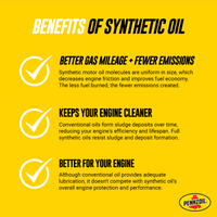 Pennzoil Platinum Full Synthetic 10W-30 Motor Oil, 1-Quart EasyOptionXY LLC