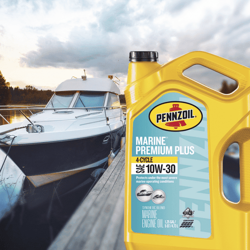 Pennzoil Marine Premium Plus Outboard 4-Cycle 10W-30 Engine Oil, 1 Quart EasyOptionXY LLC