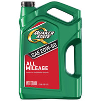 Quaker State All Mileage 20W-50 Motor Oil, 5 Quart EasyOptionXY LLC