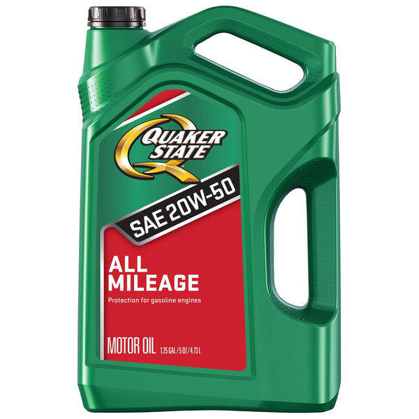 Quaker State All Mileage 20W-50 Motor Oil, 5 Quart EasyOptionXY LLC