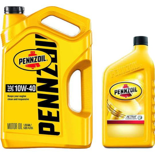 Pennzoil Conventional 10W40 Motor Oil, 5 qt with Bonus 1 Quart EasyOptionXY LLC