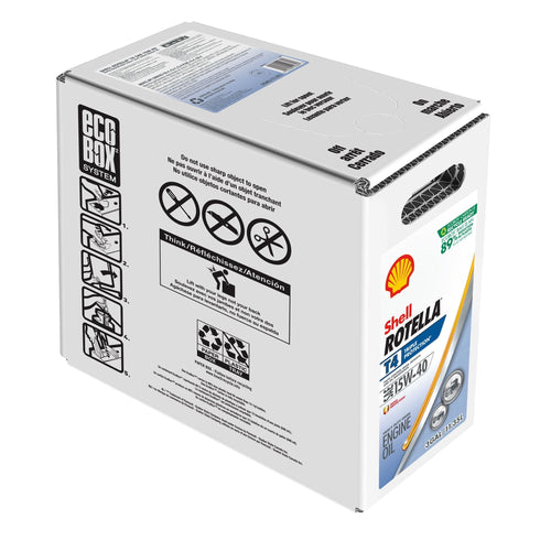 Shell Rotella T4 Triple Protection 15W-40 Diesel Motor Oil, 3 Gallon EasyOptionXY LLC