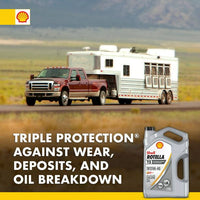 Shell Rotella T5 Synthetic Blend 15W-40 Diesel Engine Oil, 1 Gallon, 3-Pack Case EasyOptionXY LLC
