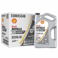 Shell Rotella T5 Synthetic Blend 15W-40 Diesel Engine Oil, 1 Gallon, 3-Pack Case EasyOptionXY LLC