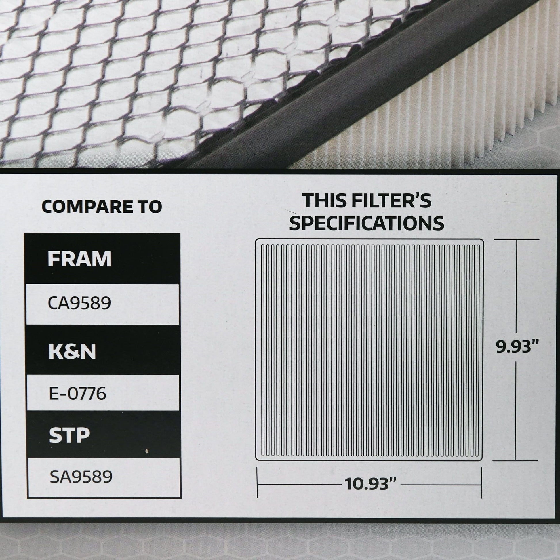 Super Tech 1110 Engine Air Filter, Replacement Filter for Dodge Truck EasyOptionXY LLC