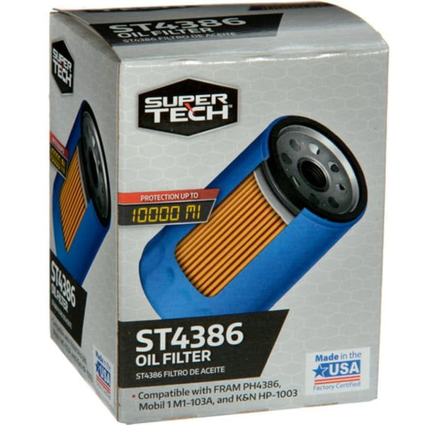 SuperTech 10,000 mile Spin-on Oil Filter, ST4386, fits Toyota, Scion, Suzuki and More EasyOptionXY LLC