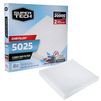 SuperTech 5025 Cabin Air Filter, Replacement Air/Dust Filter for Chrysler EasyOptionXY LLC