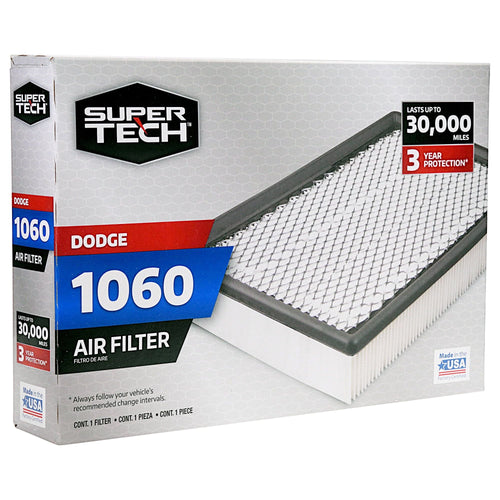Super Tech 1060 Engine Air Filter, Replacement Filter for Chrysler or Dodge EasyOptionXY LLC