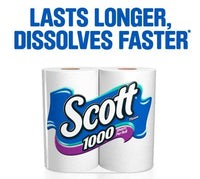 Scott 1,000 Toilet Paper, 36 Rolls, 1,000 Sheets per Roll EasyOptionXY LLC