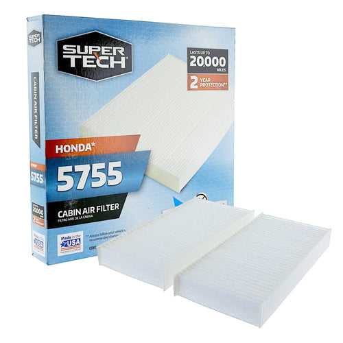 SuperTech Cabin Air Filter 5755, Replacement Air/Dust Filter for Honda EasyOptionXY LLC