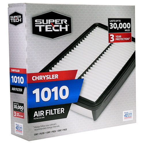SuperTech 1010 Engine Air Filter, Replacement Filter for Chrysler EasyOptionXY LLC