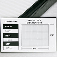 SuperTech 1010 Engine Air Filter, Replacement Filter for Chrysler EasyOptionXY LLC