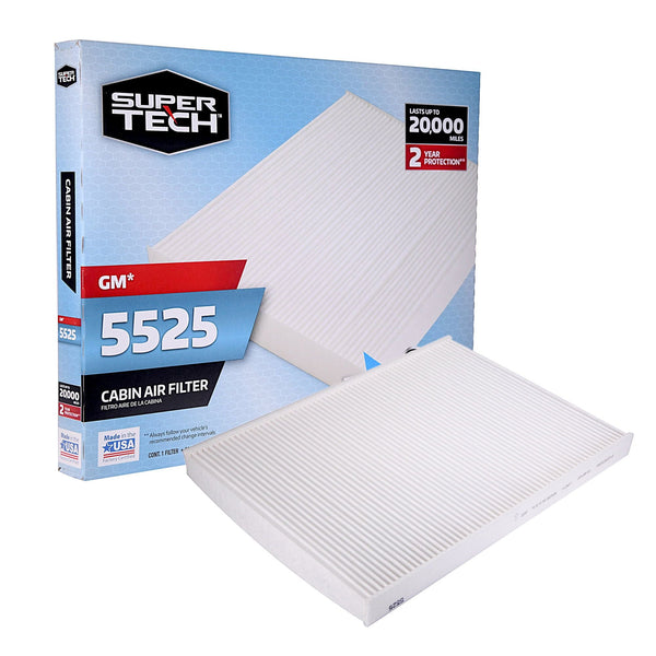 SuperTech Cabin Air Filter 5525, Replacement Air/Dust Filter for GM EasyOptionXY LLC