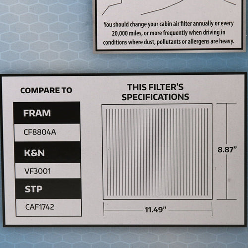 SuperTech Cabin Air Filter 5525, Replacement Air/Dust Filter for GM EasyOptionXY LLC