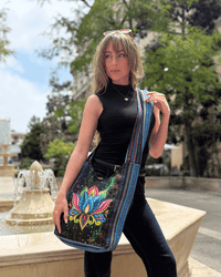 Kathmandu Collection Lotus Handmade Hobo Bag Jupiter Gear