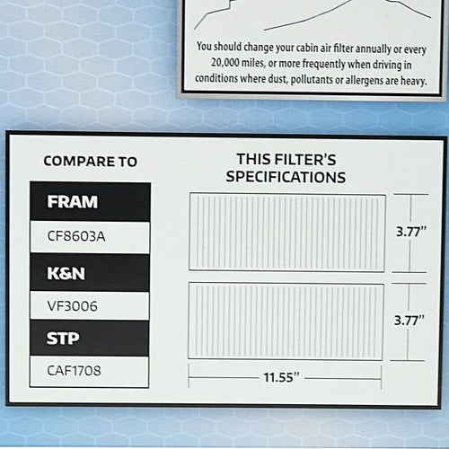 SuperTech Cabin Air Filter 5765, Replacement Air/Dust Filter for Honda EasyOptionXY LLC