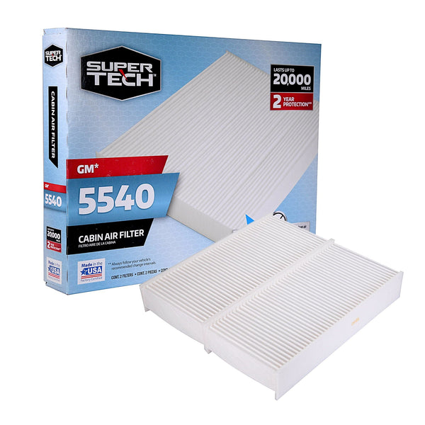SuperTech Cabin Air Filter 5540, Replacement Air/Dust Filter for GM EasyOptionXY LLC