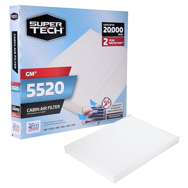 Super Tech 5520 Cabin Air Filters, Replacement Air/Dust Filter for Buick Chevrolet GMC EasyOptionXY LLC