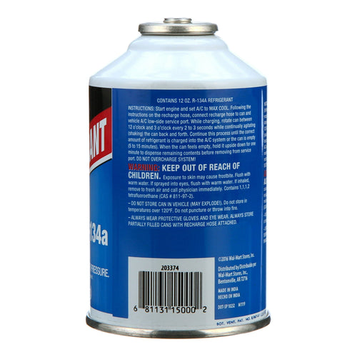 Super Tech R-134a Auto Air Conditioning Refrigerant, 12 oz. EasyOptionXY LLC