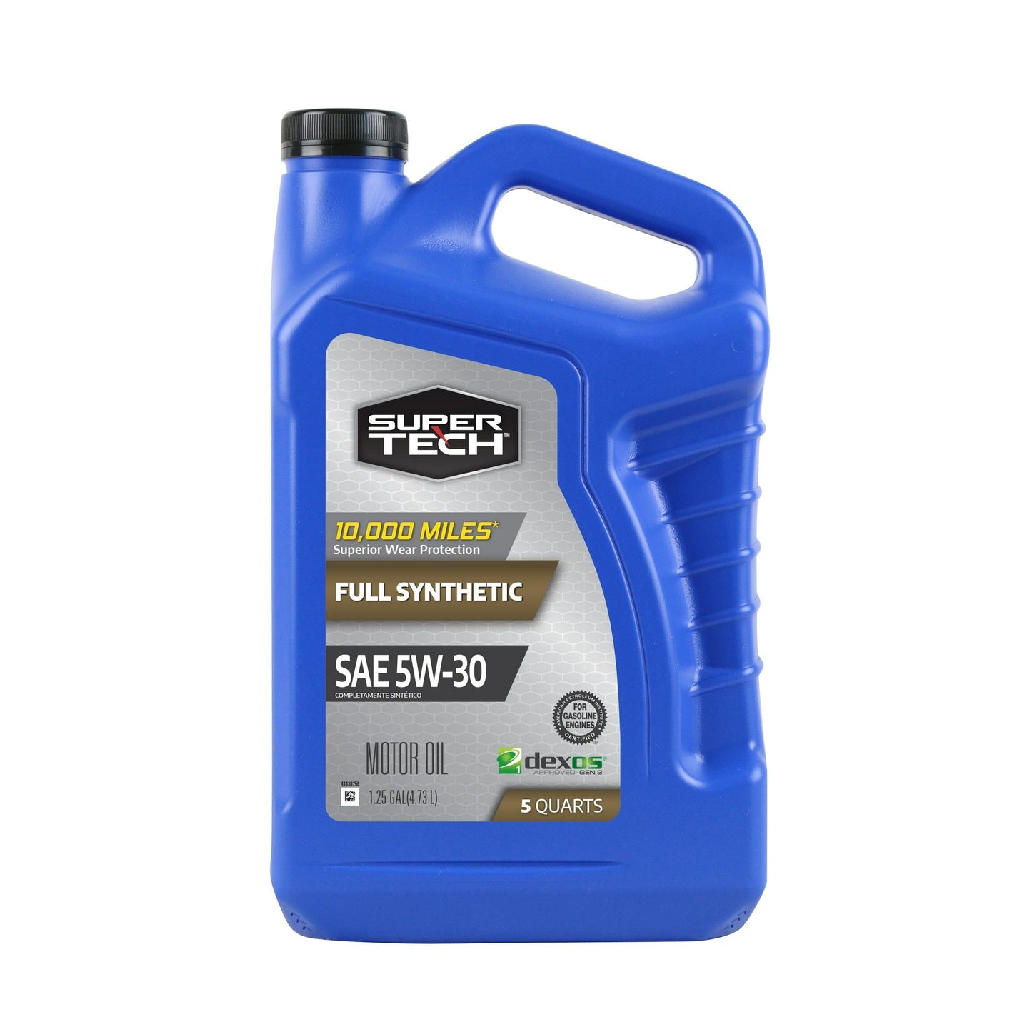 Super Tech Full Synthetic SAE 5W-30 Motor Oil, 5 Quarts