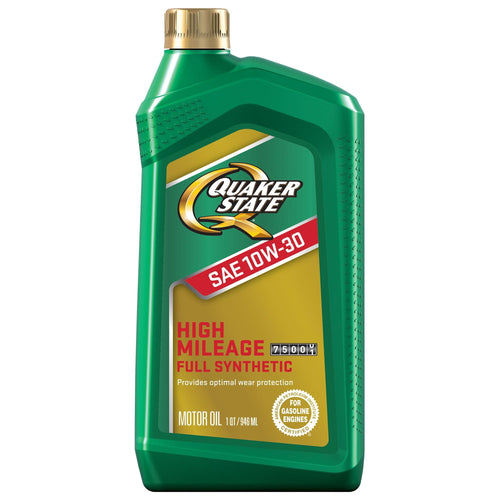 Quaker State Full Synthetic High Mileage 10W-30 Motor Oil, 1 Quart EasyOptionXY LLC