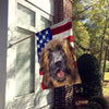 Leonberger American Flag Flag Canvas House Size EasyOptionXY LLC