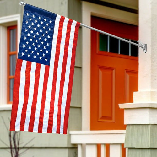 American Nylon Banner Style Sleeve Flag by Annin, 30" x 48" EasyOptionXY LLC