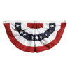 American Pleated Fan with Stars and Stripes by Annin, 3' x 6' EasyOptionXY LLC