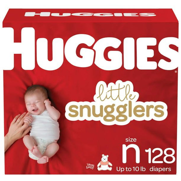 Huggies Little Snugglers Hypoallergenic and Latex-Free Diapers Newborn; Count 128 EasyOptionXY LLC
