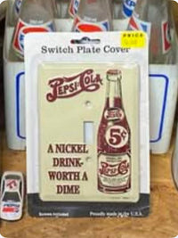 Pepsi light switch cover