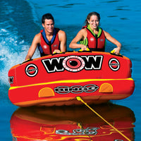 WOW Sports Bingo 2 Person Towable Water Tube For Pool and Lake (14-1060) Jupiter Gear