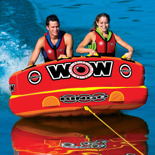 WOW Sports Bingo 2 Person Towable Water Tube For Pool and Lake (14-1060) Jupiter Gear