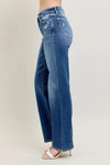 Judy Blue Full Size High Waist 90's Straight Leg Jeans HTO Apparel
