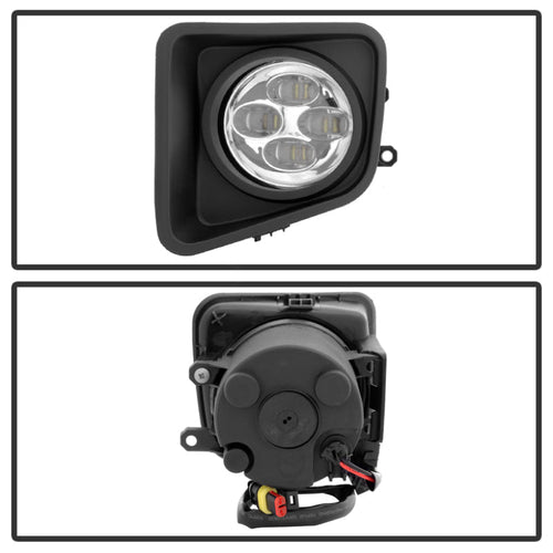 Spyder Toyota Tundra 2014-2016 Daytime DRL LED Running Fog Lights w/Switch Clear FL-DRL-TTU14-C OffRoadUSA.com