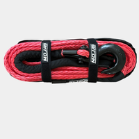 1/2'' x 78' Synthetic Winch Rope with Removable  forged winch hook MOJAB OFFROAD
