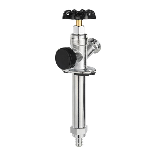 1/2" PEX Crimp x 3/4" Hose Bibb, 4" Anti Siphon Frost Free Sillcock Plumbingsell