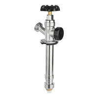 1/2" Push Fit x 3/4" Hose Bibb, 4" Anti Siphon Frost Free Sillcock