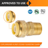 1/2" x 1/2" M Push Fit Male Adapter Plumbingsell