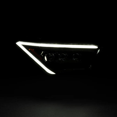 AlphaRex 2024+ Toyota Tacoma / 25+ 4Runner NOVA-Series LED Projector Headlights Alpha-Black OffRoadUSA.com