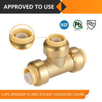 1/2" Push Fit Tee Plumbingsell