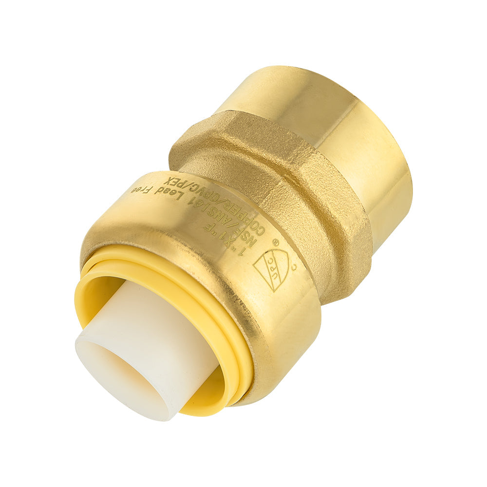 30 Pcs 1/2" x 1/2" F Push FIt Female Adapter